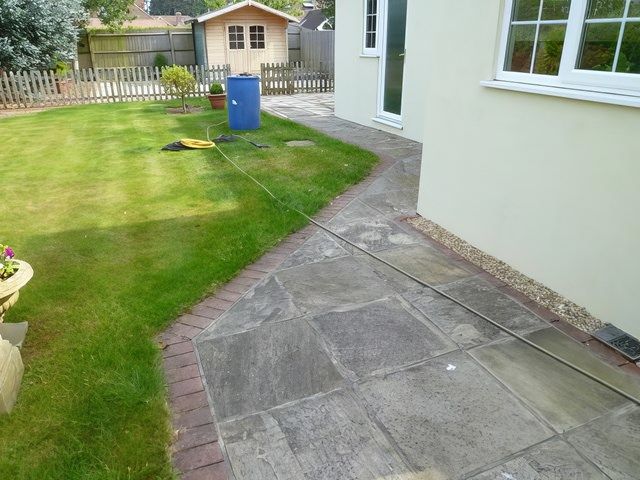 Patio Before Clean